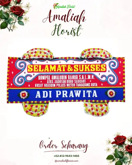 Papan Bunga Ucapan Selamat Jayaraharja